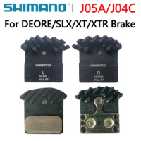 SHIMANO ICE-TECH J05A J04C J02A MTB Bicycle Resin Metal Brake Pads Cooling Fin for DEORE SLX XT XTR M675 M785 M6000 M7000 M8000