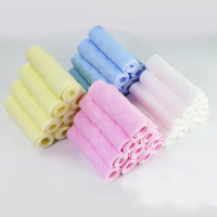 Set lampin kapas BA berwarna-warni, boleh dibasuh, BA CLO, 10 keping