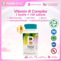 9YOUNG-BASIC vitamin B complex | International scientific ratio| 8 in 1 | skin & hair & nail & healt