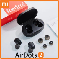 New Xiaomi Redmi AirDots 2 Wireless Bluetooth Headset with HD Mic Call Earbuds HiFi Stereo Outdoor Sports Headphones Airdots2