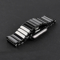 Ceramics Strap for Apple Watch 44mm Band SE Series 6 5 4 40mm Luxury Link Bracelet Wristband for iWatch 3 2 1 38mm 42mm Bands