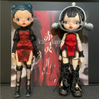 28cm Original Skullpanda X Jacoosun Bjd Aeon Wanderer Ball Jointed Doll Set Anime Figure Model Decoration Colletible Xmas Toys