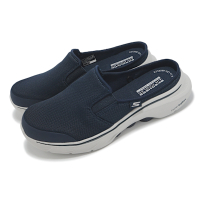 Skechers 懶人鞋 Go Walk 7-Cabrio 2 男鞋 藍 緩衝 輕量 休閒鞋 穆勒鞋 216645NVGY