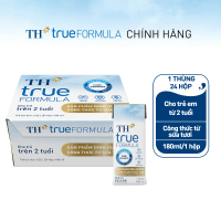[LIVESTREAM]Thùng 24 hộp sản phẩm dinh dưỡng công thức sữa tươi TH True Formula 180ml (180ml x 24)
