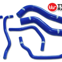 TT1364BL -Silicone Radiator Hose Kit For Honda Fit GK3 GK5 Silicone Hose New Blue