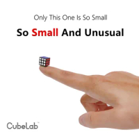 Cubelab 1Cm Mini Tiny 3X3 Professional 1 CM Speed Magic Cube Puzzle Blue Pink Black Toys For Childre