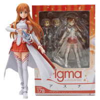 Anime Sword Art Online Movable 178 Asuna 174 Kirito Action Figure SAO Exchangeable Assemble Figurine Model Toy Gifts Boxed