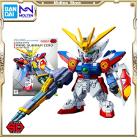 Bandai Original SD Gundam EX Standard Wing Gundam Zero Gunpla Model Kit Assembly/Assembling