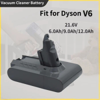 for Dyson V6 Battery, 21.6V 6800~12800mAh Battery for Dyson V6 Vacuum CleanerDC58,DC59,DC62,650,770,880,SV03,SV04,SV05,SV06,SV07