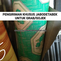 karpet lantai plastik motif tikar tinggi 120 cm panjang 22 meter rol
