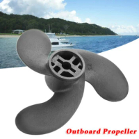3 Black Leaves Marine Outboard Propeller For Mercury/Tohatsu 3.5/2.5HP 47.05mm(Diameter)*78.05mm(Pitch)