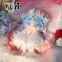 Yuri Lolita Soft Silk Wig Girl Plush 20cm 28cm Doll Body Toy Game Cosplay Anime Bag Accessories Cute C W