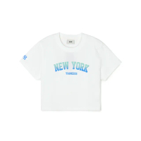 【MLB】女版短袖T恤 Varsity系列 紐約洋基隊(3FTSV1443-50WHS)