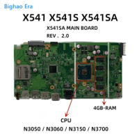 X541SA MAIN BOARD REV.2.1 For Asus X541 X541S X541SA Laptop Motherboard With N3050 N3060 N3700 CPU 4GB/8GB-RAM 100% Brand New