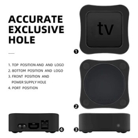 Remote Case And TV Box Protective Case For Apple TV 4K 5Th / 4Th - [Anti Slip] Shock Proof Silicone Cover For Apple TV