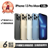【Apple】A級福利品 iPhone 13 Pro Max 128G(6.7吋)33W雙頭快充組