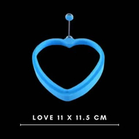 Cetakan Telur Ceplok Silikon / Cetakan Telur Bahan Silikon Anti Panas & Anti Lengket Telur Omellet L