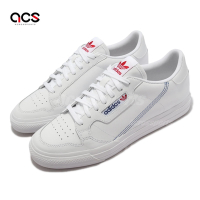 adidas 休閒鞋 Continental VULC 男鞋 海外限定 復古網球鞋型 皮革 舒適穿搭 白 藍 FV5303