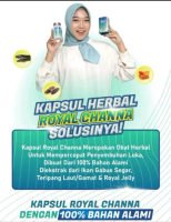 ROYAL CHANNA Kapsul Ikan Gabus Pasca Operasi Suplemen Pengering Luka Basah Luka Diabetes Obat Tradis
