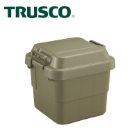 【Trusco】高耐重多用途收納箱 30L-軍綠(ODC30)