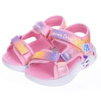 【SKECHERS】女嬰童系列涼拖鞋 UNICORN DREAMS SANDAL(302682NLPMT)