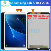 For Samsung Galaxy Tab A 10.1 2016 SM-T580 SM-T585 P580 P585 LCD Dispaly Assembly Tablet LCD Screen Touch Screen Digitizer Test