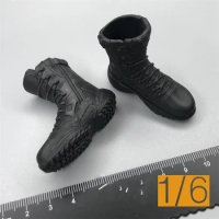 In Stock 1/6th ART FIGURES AF-026 Frank Anthony Grillo Mercenary Black Hollow Shoes Boots Model For 12inch Body Doll Collect