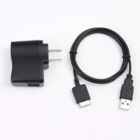 USB AC/DC Power Charger Adapter +Cord Cable For Sony Walkman NWZ-E584 MP3 Player