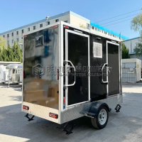 New Design Restroom Trailer High Quality Bathroom Trailer Portable Toilets Manufacturers Portable Restroom Trailer Rental