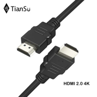 TIANSU HDMI Cable-Compatible 1080P 2K 4K 60Hz High Speed 2.0 PC Connection Cable PS4 PS5 TV Computer Monitor Projector Cable