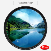 CPL Filter 72mm Circular Polarizer Polarizing Filter for Canon 70D 77D 80D 15-85mm 18-200mm Nikon 18-200mm Lenses