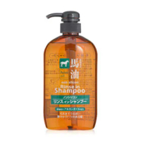 Kumano Horse Oil Non Silicon Rinse In Shampoo 600ml