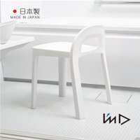 日本岩谷Iwatani 日本製RETTO高腳一體簡約室內/穿鞋/浴室椅凳
