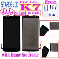 AAA+ For LG K7 3G X210 LCD Display Touch Screen Digitizer Assembly For LG K7 LTE 4G MS330 AS330 K332 K330 X210DS L51AL L52VL LCD