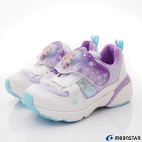日本月星Moonstar童鞋-冰雪奇緣電燈2E系列1310白紫(16-19cm中小童段)櫻桃家