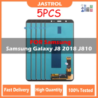 5Pcs/Lot 6.0'' LCD Display For SAMSUNG Galaxy J8 2018 Display Touch Screen Replacement For Galaxy J810 J810F SM-J810M Display