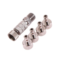 Airbrush Quick Disconnect Coupler Quick Release Fitting Adapter With 5 Male Fitting 1/8 INCH Fitting Hose Air Brush Parts