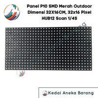 Panel Module Modul Led P10 Running Text Smd Merah Red Outdoor Original Terpercaya