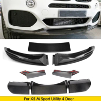 Carbon fiber body kit for BMW X5 M Sport Utility 4 Door 2014-2018 Bodykits Front Rear Lip Diffuser Splitters Spoiler Bumper