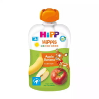 德國 喜寶 生機 水果趣 果泥 - 蘋果香蕉 4M+  HiPPis Apple Banana 100g