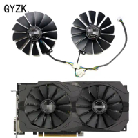 New For ASUS GeForce GTX1050 1050ti RX470 ROG STRIX OC Graphics Card Replacement Fan FDC10M12S9-C T129215SM