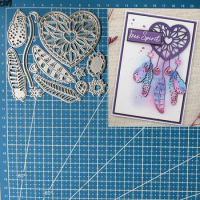 Lucky Goddess Metal Cutting Dies Build-A-Dreamcatcher Diy Scrapbooking Photo Album Decorative Embossing Paper Card Crafts
