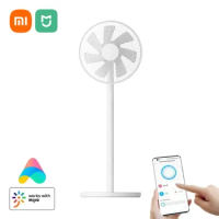 XIAOMI MIJIA Smart DC Standing Fan 1X Upgraded Version For Home Electric Floor Fans 14M Air Supply Distance APP Wireless Control