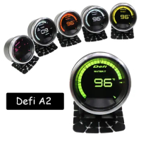 New Defi A2 Seven Colors LCD Display OBD Car Gauge Water Temperature urbo oil pressure RPM Tachometer Racing Meter 62mm 2.5 Inch