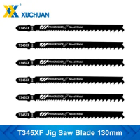T345XF Jig Saw Blade HCS Wood Assorted Blades For Wood Plastic Cutting T Shank Power Tool Reciprocating Saw Blade