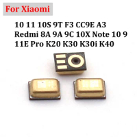 10-100pcs Inner Mic Speaker For Xiaomi 10 11 10S 9T F3 CC9E A3 Redmi 8A 9A 9C 10X Note 10 9/11E Pro K20 K30 K30i K40 Microphone