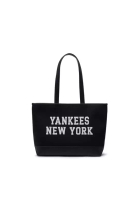 MLB VARSITY JACQUARD CANVAS LARGE SHOPPER BAG NEW YORK YANKEES