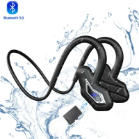 Bone Conduction Headphones Bluetooth 5.2 Wireless Earphones Waterproof Sports Headset for Workout Running Driving MP3 Player