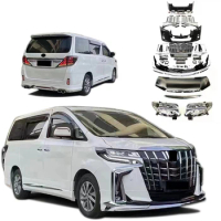 Facelift Bodykit with LED Headlights For Alphard Vellfire Anh20 2008 2009 2010 2011 2012 2013 to 2020 2022 Anh30 SC modellista