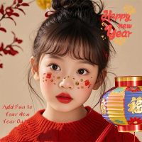 2026 New YearMakeup Face Stickers Christmas Face Stickers Stickers 13 Available Styles Tattoo Q2Q2